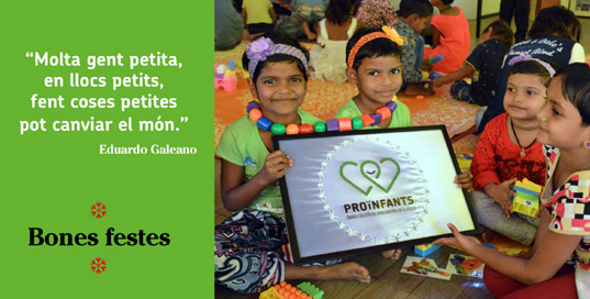 Postal de Navidad de Proinfants